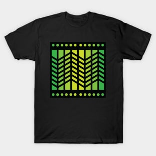 “Dimensional Extension” - V.6 Green - (Geometric Art) (Dimensions) - Doc Labs T-Shirt